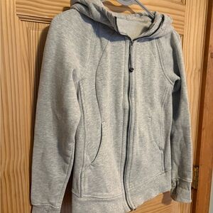 Lululemon Gray Fill Zip Hoodie